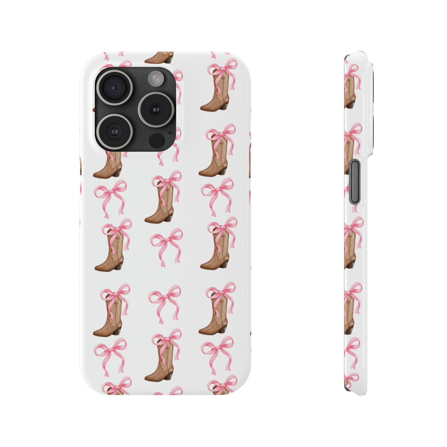 Cowgirl Coquette Slim Phone Case