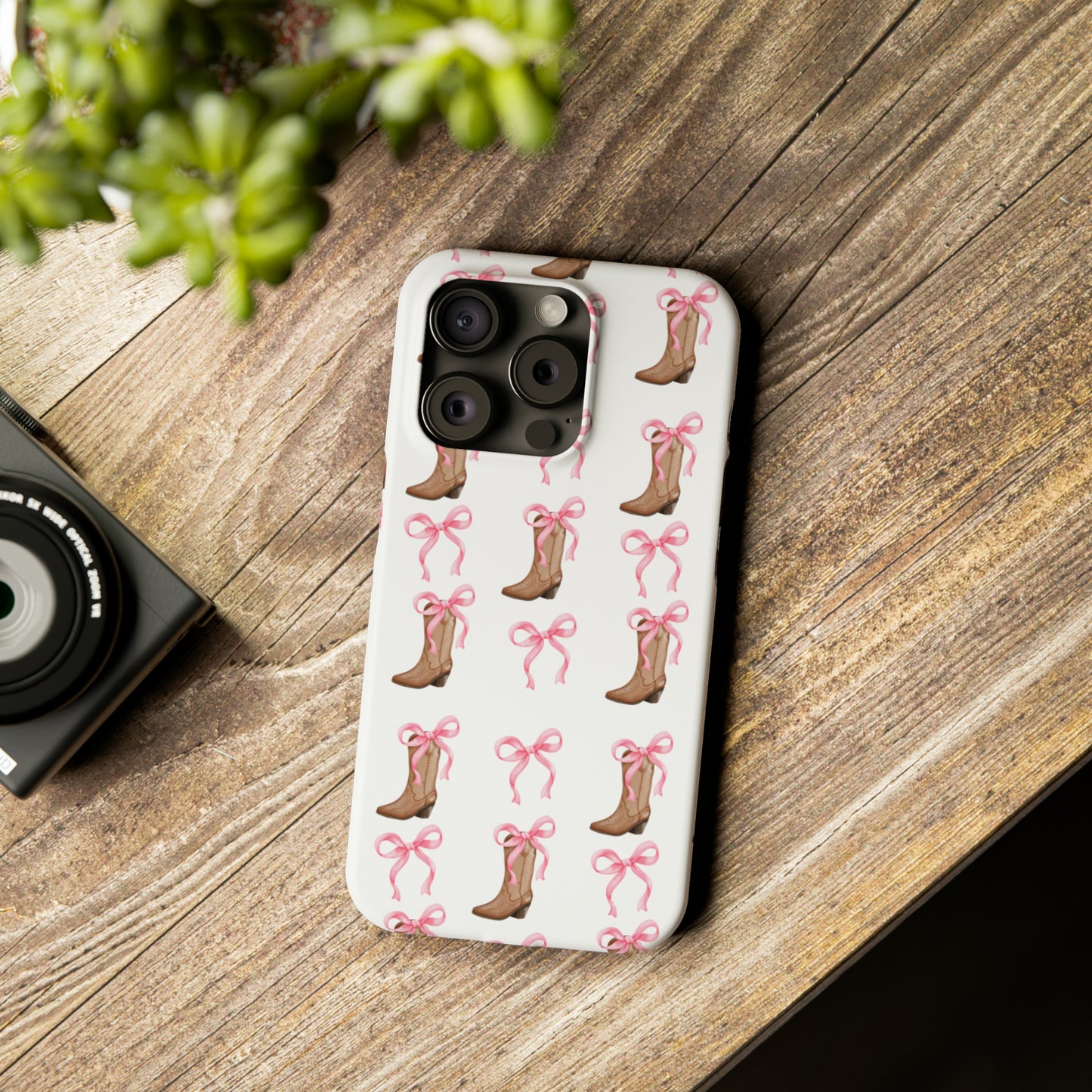 Cowgirl Coquette Slim Phone Case