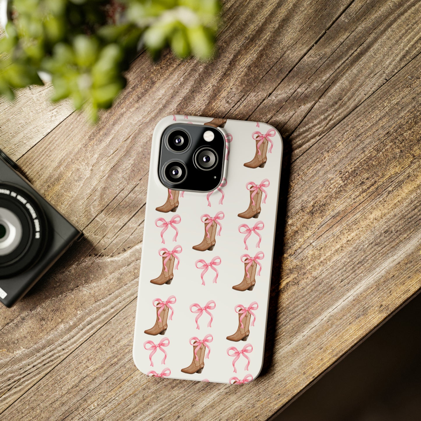 Cowgirl Coquette Slim Phone Case