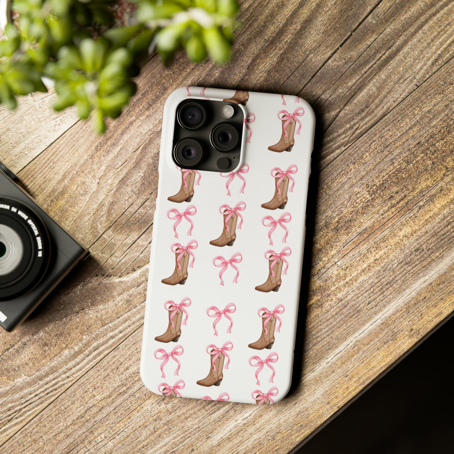 Cowgirl Coquette Slim Phone Case