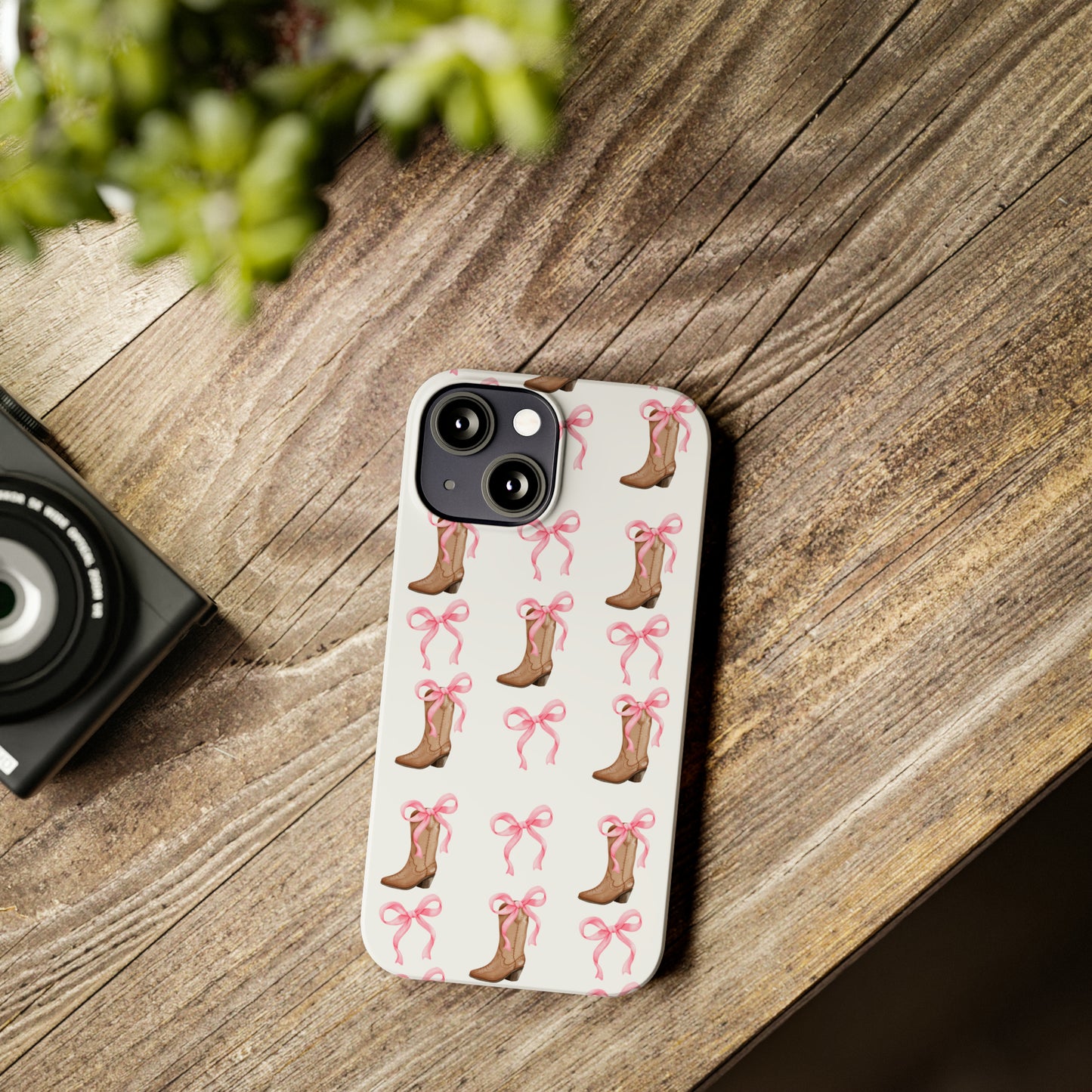 Cowgirl Coquette Slim Phone Case
