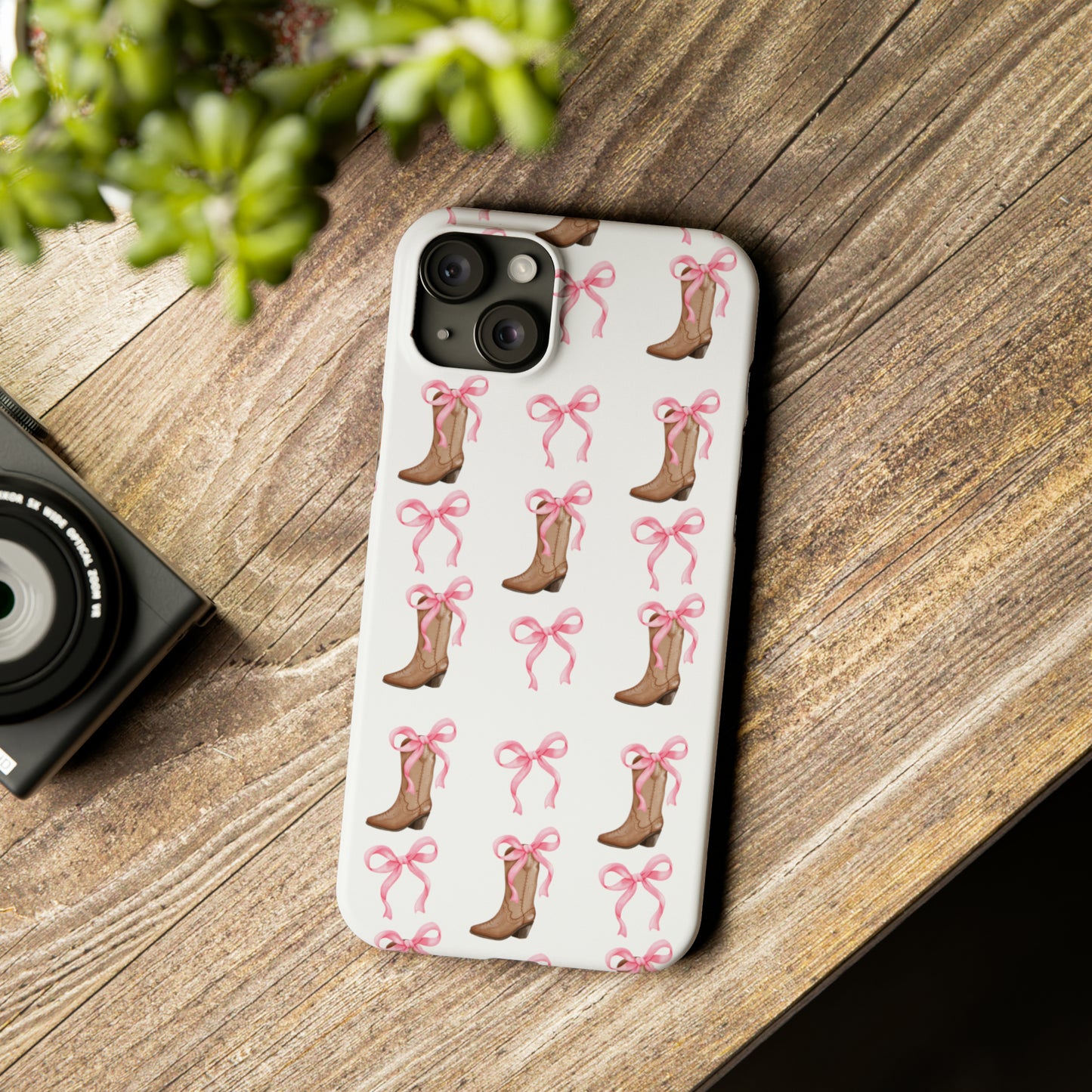Cowgirl Coquette Slim Phone Case