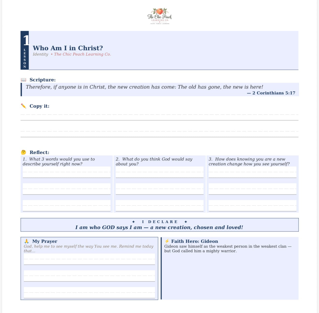 Rooted & Rising | Biblical Copywork & Journal Workbook for Middle Schoolers DIGITAL VERSION