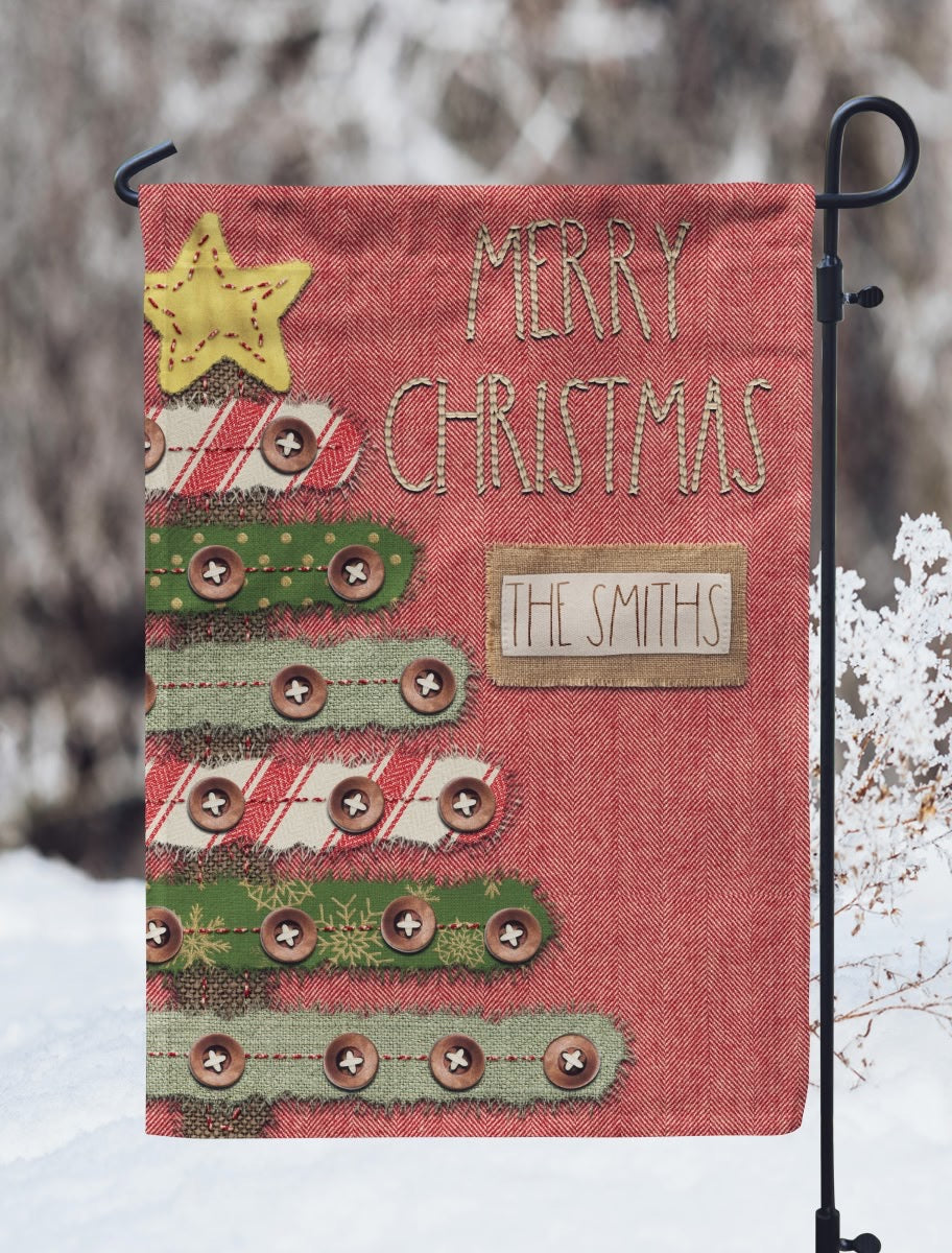 Merry Christmas Garden flag