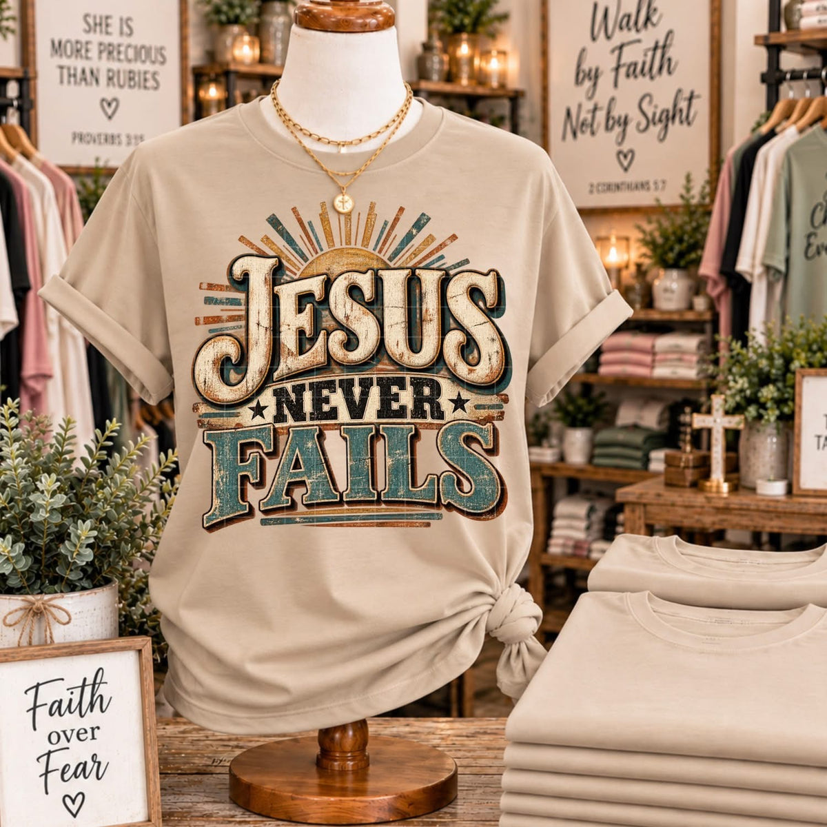 Jesus Never Fails Tee