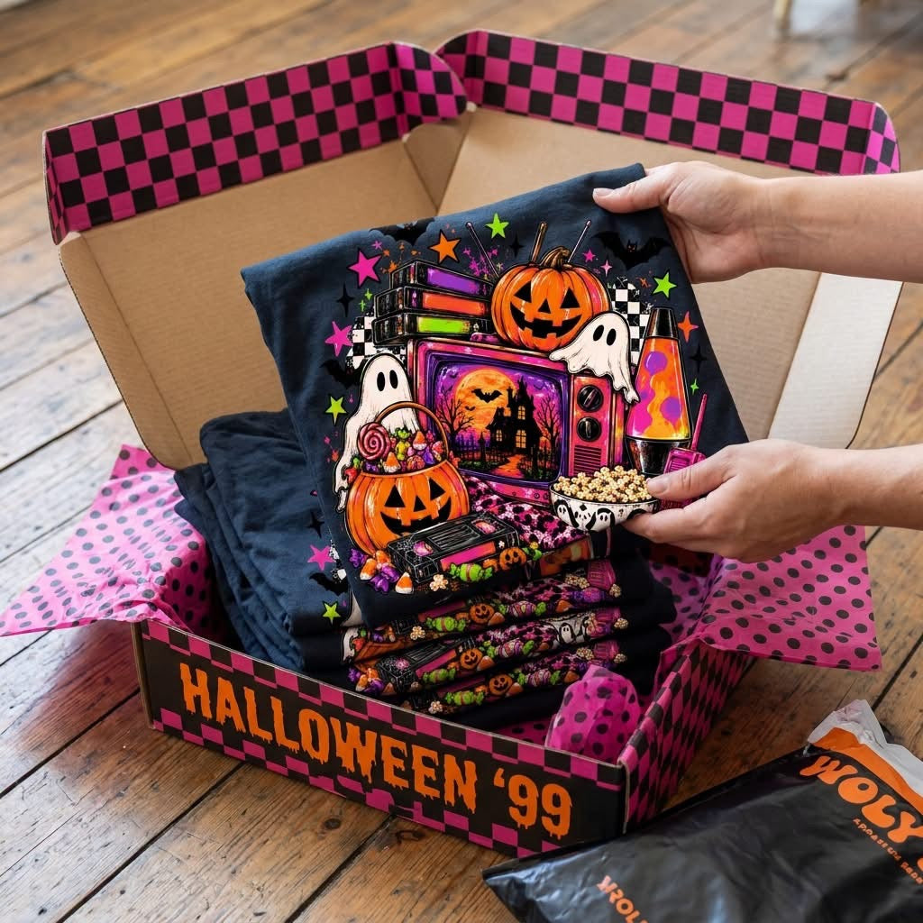 Retro 90s Halloween Movie Night Tee