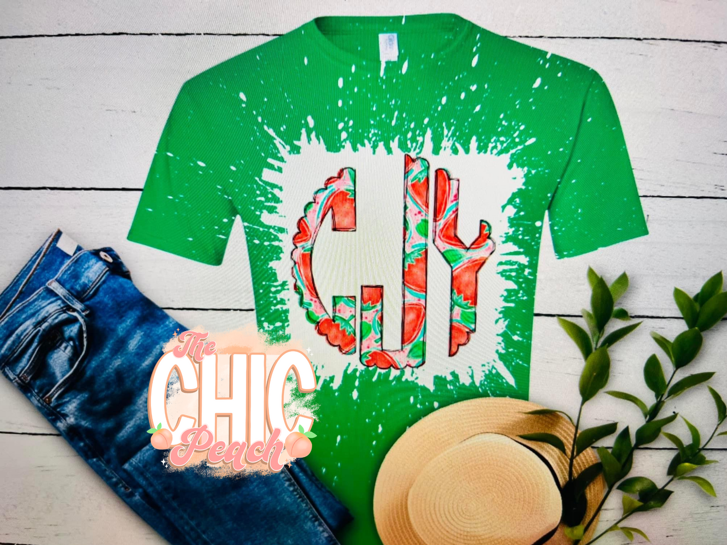 Strawberry monogram