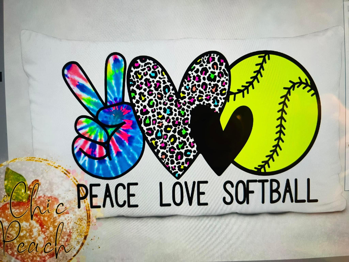 Softball pillowcase