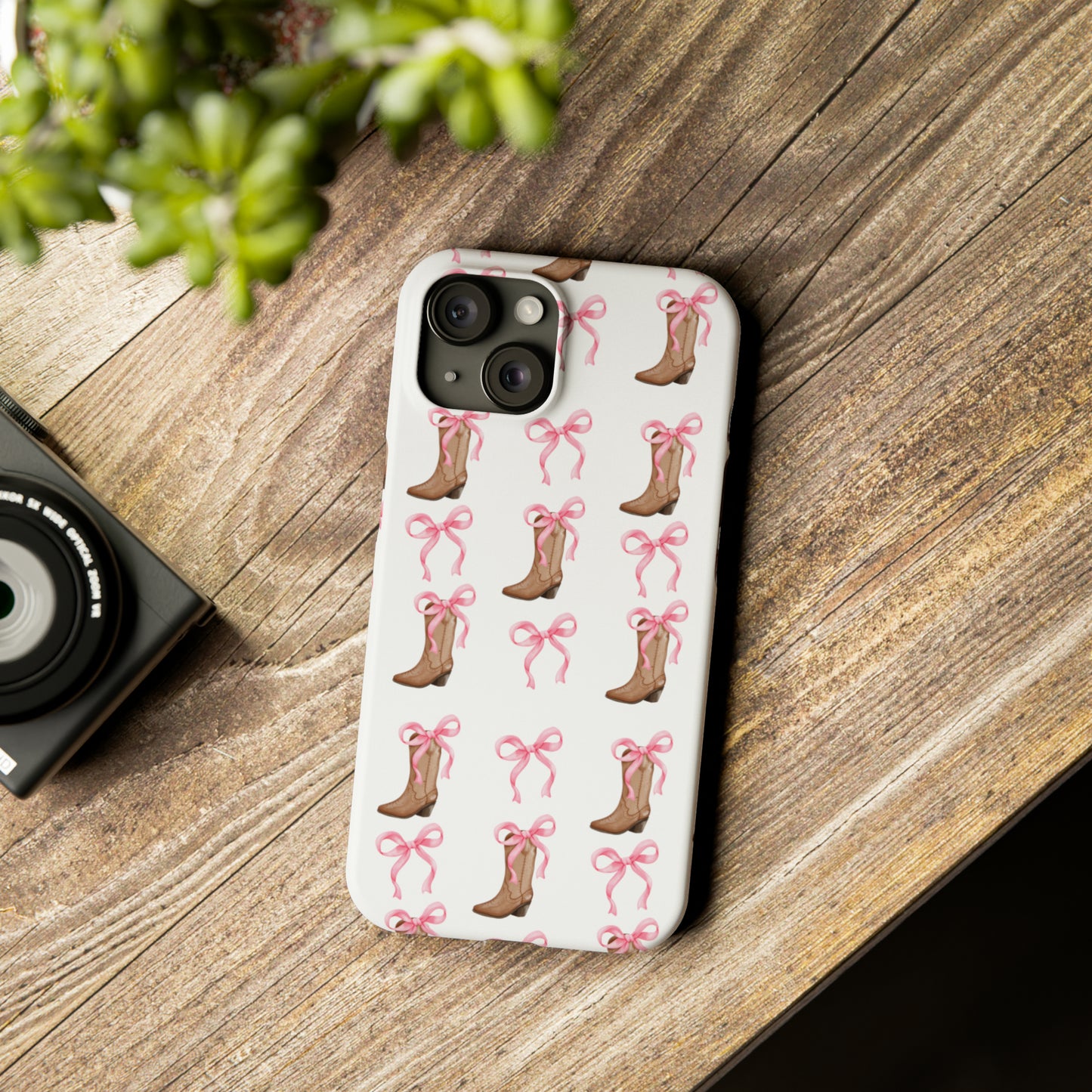 Cowgirl Coquette Slim Phone Case