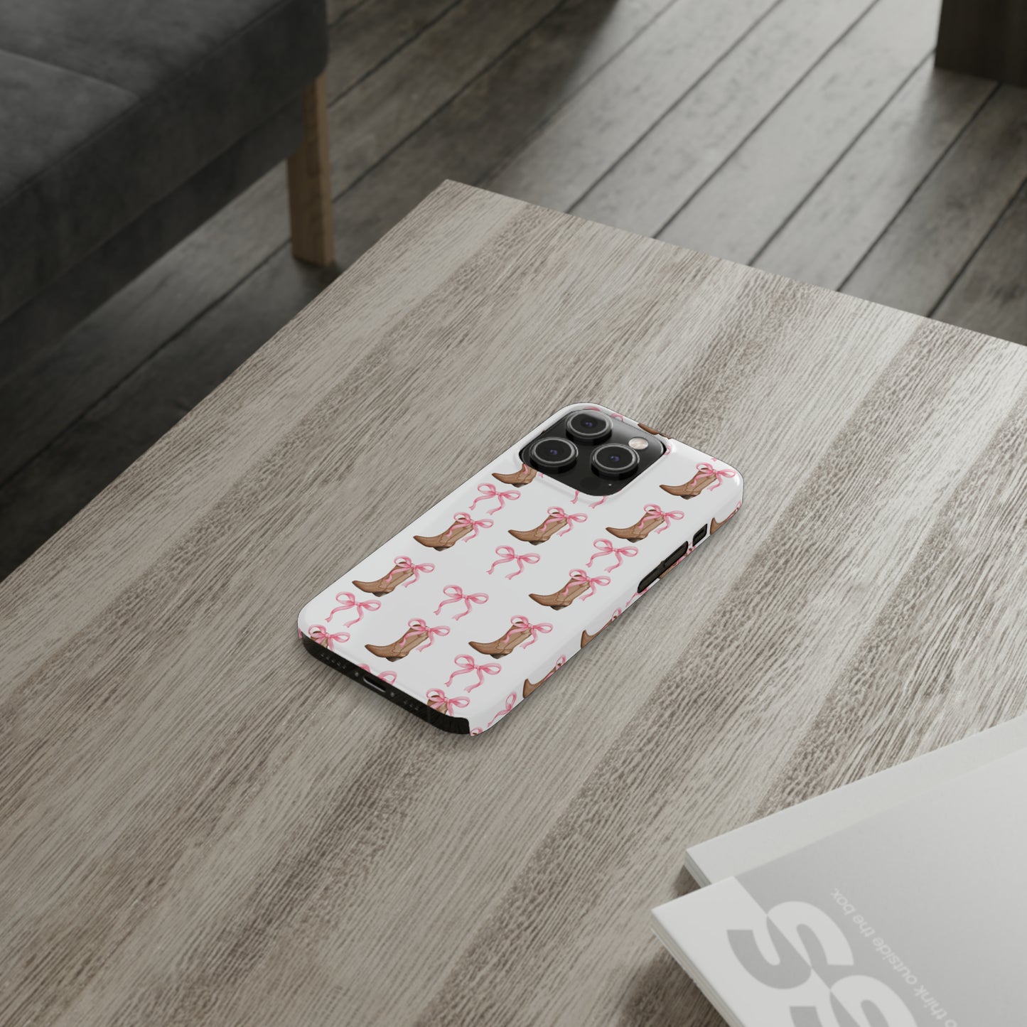 Cowgirl Coquette Slim Phone Case