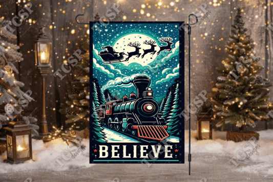 Believe Garden flag