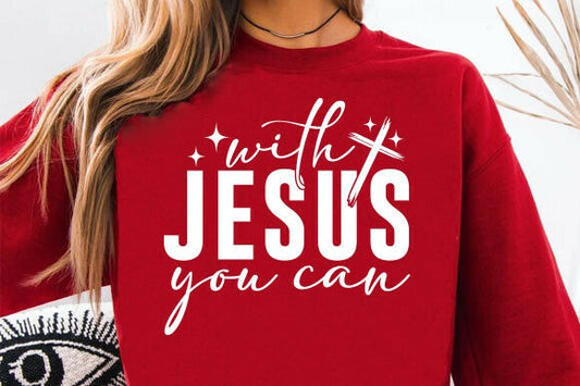 With Jesus You Can Tee