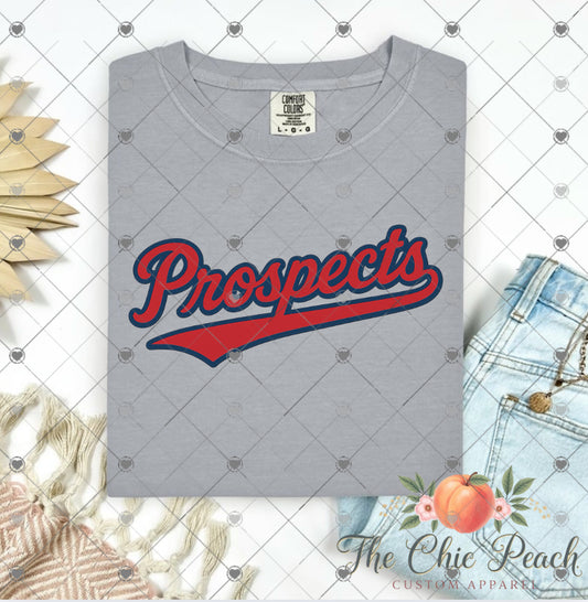 Prospects with swoosh