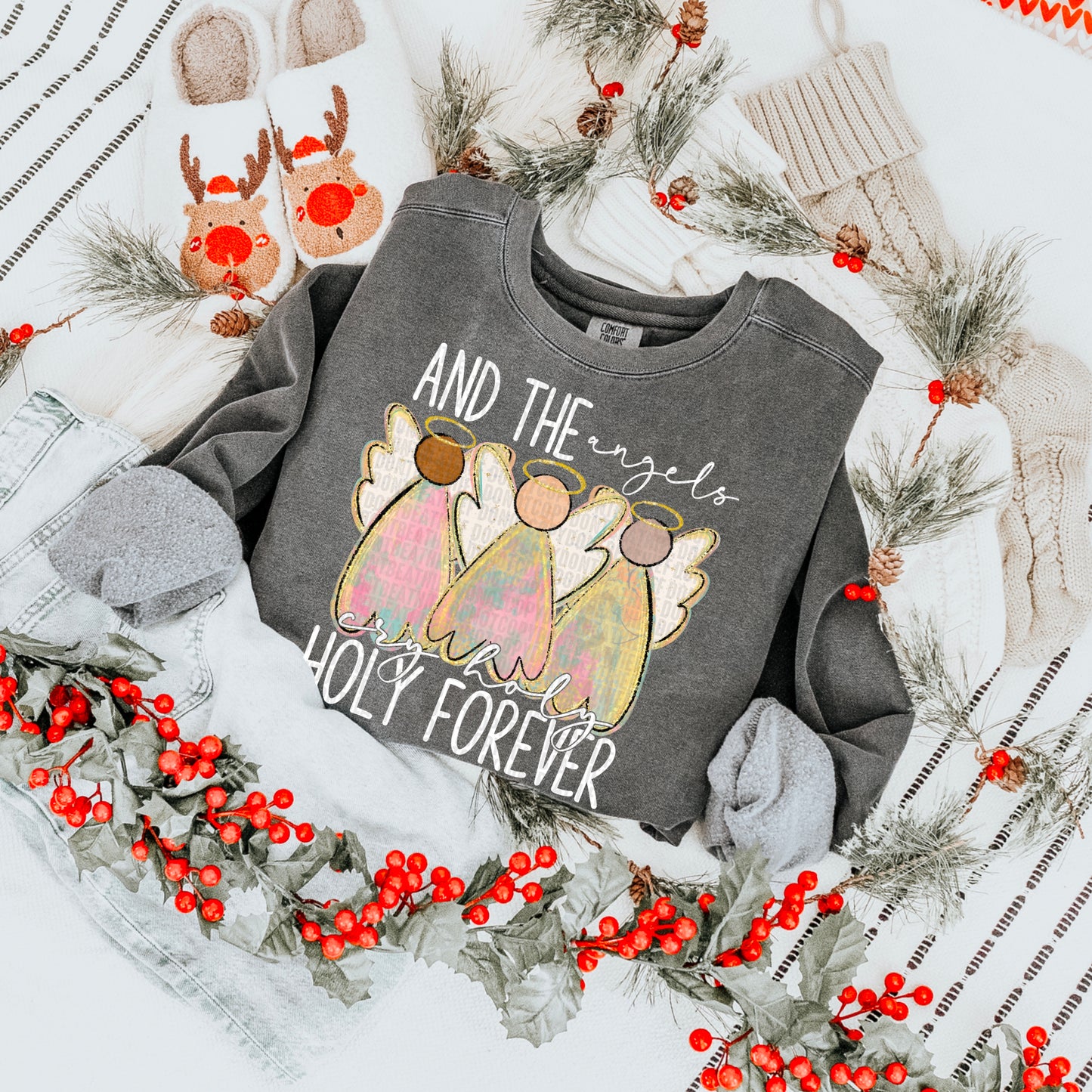 The Angels cry Holy forever