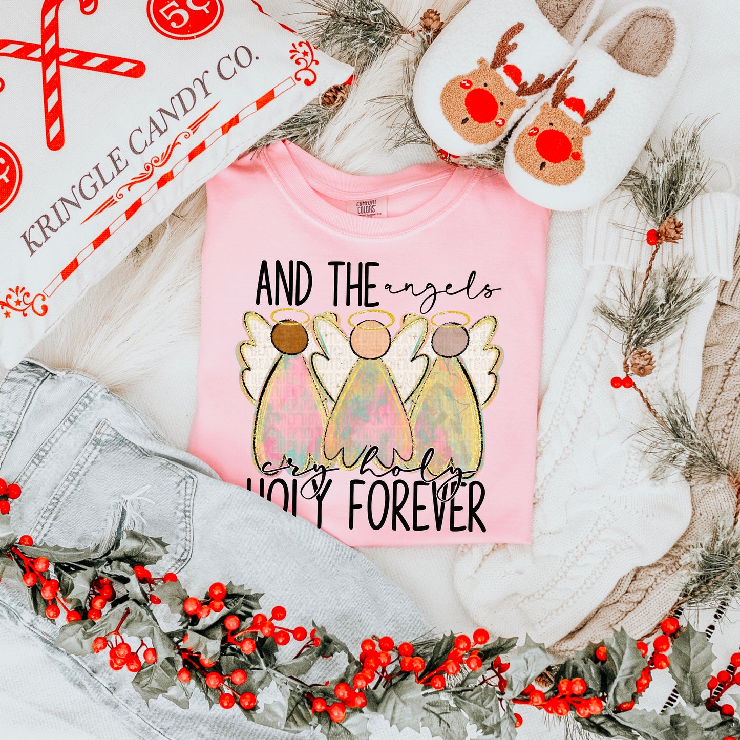 The Angels cry Holy forever