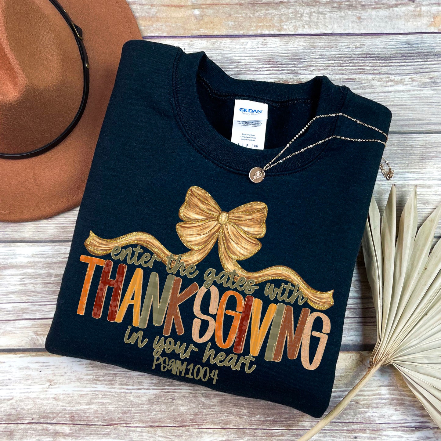 Enter the gates with Thanksgiving