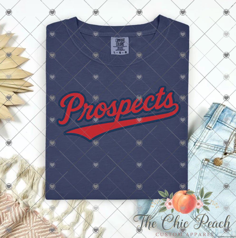 Prospects with swoosh