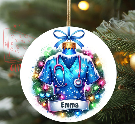 Nurse Custom Ornament