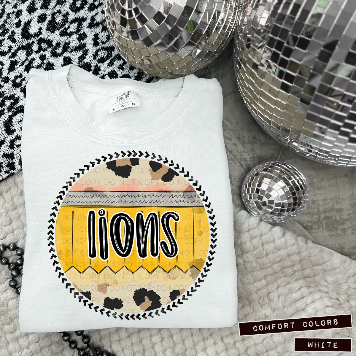 Lions Leopard Badge Tee