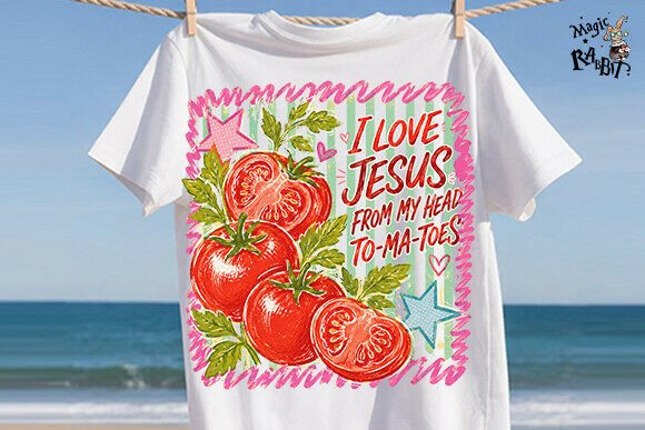 I Love Jesus From My Head To Ma Toes Tee