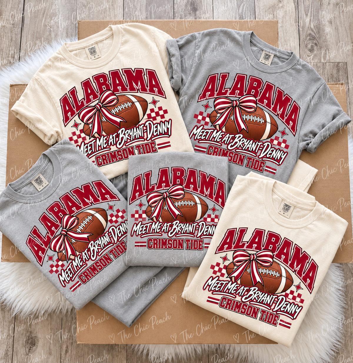 Meet Me at the Game Bow Football Tee