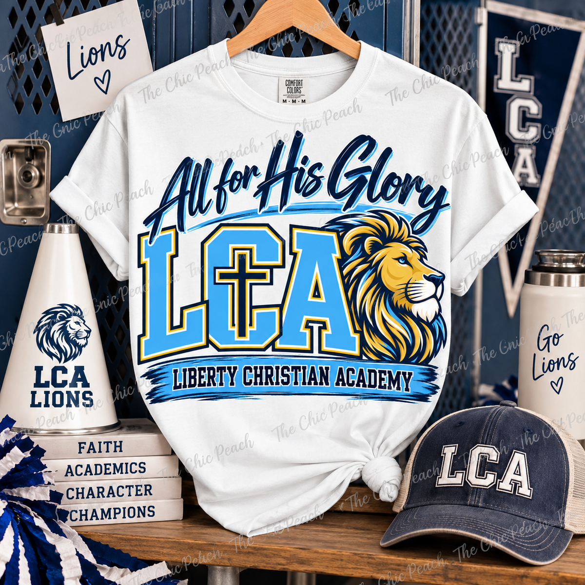 All for His Glory LCA Lions Tee