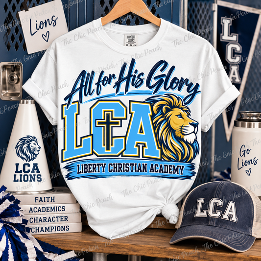 All for His Glory LCA Lions Tee