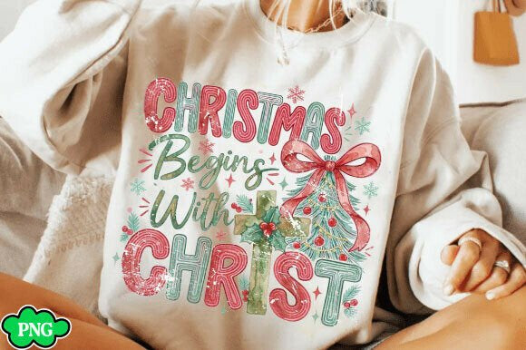 Christmas Begins With Christ Tee