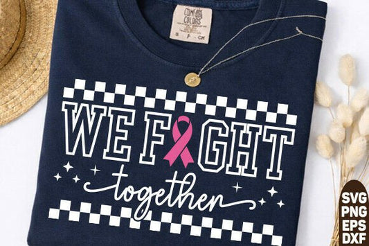 We Fight Together Checkered Awareness Tee