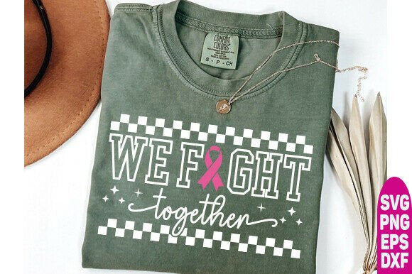 We Fight Together Checkered Awareness Tee