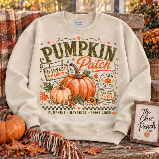 Pumpkin Patch Harvest Market Tee
