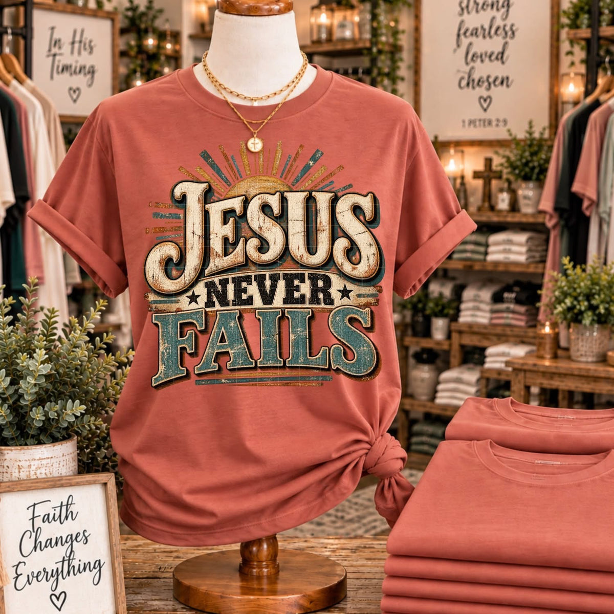 Jesus Never Fails Tee