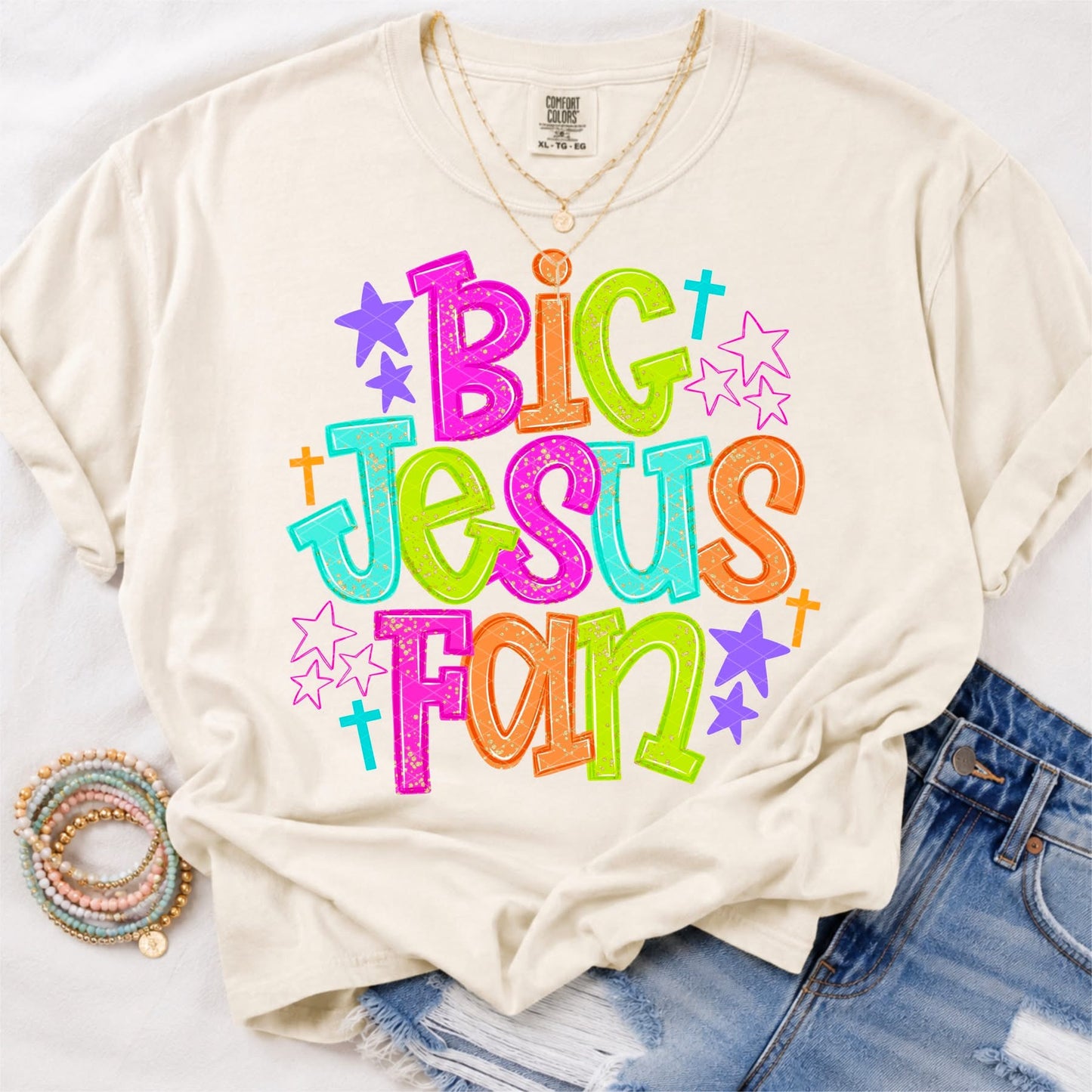 Big Jesus Fan Tee