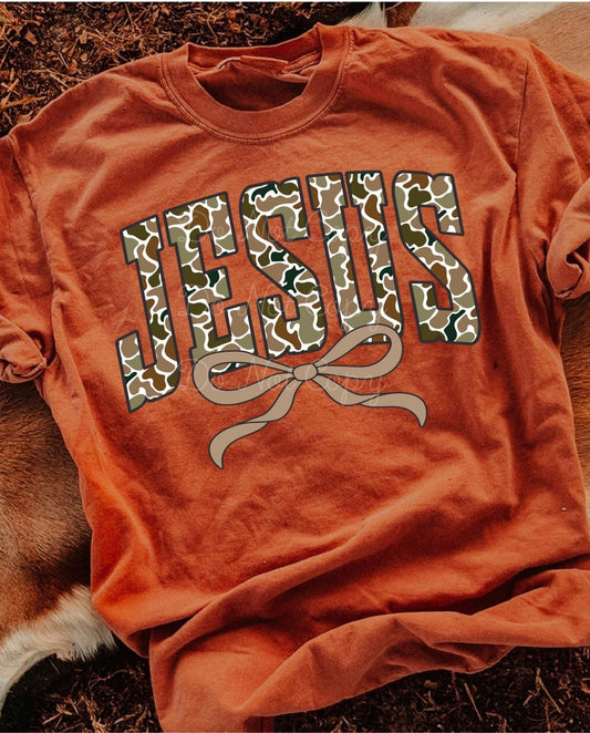 Camo Jesus with bow