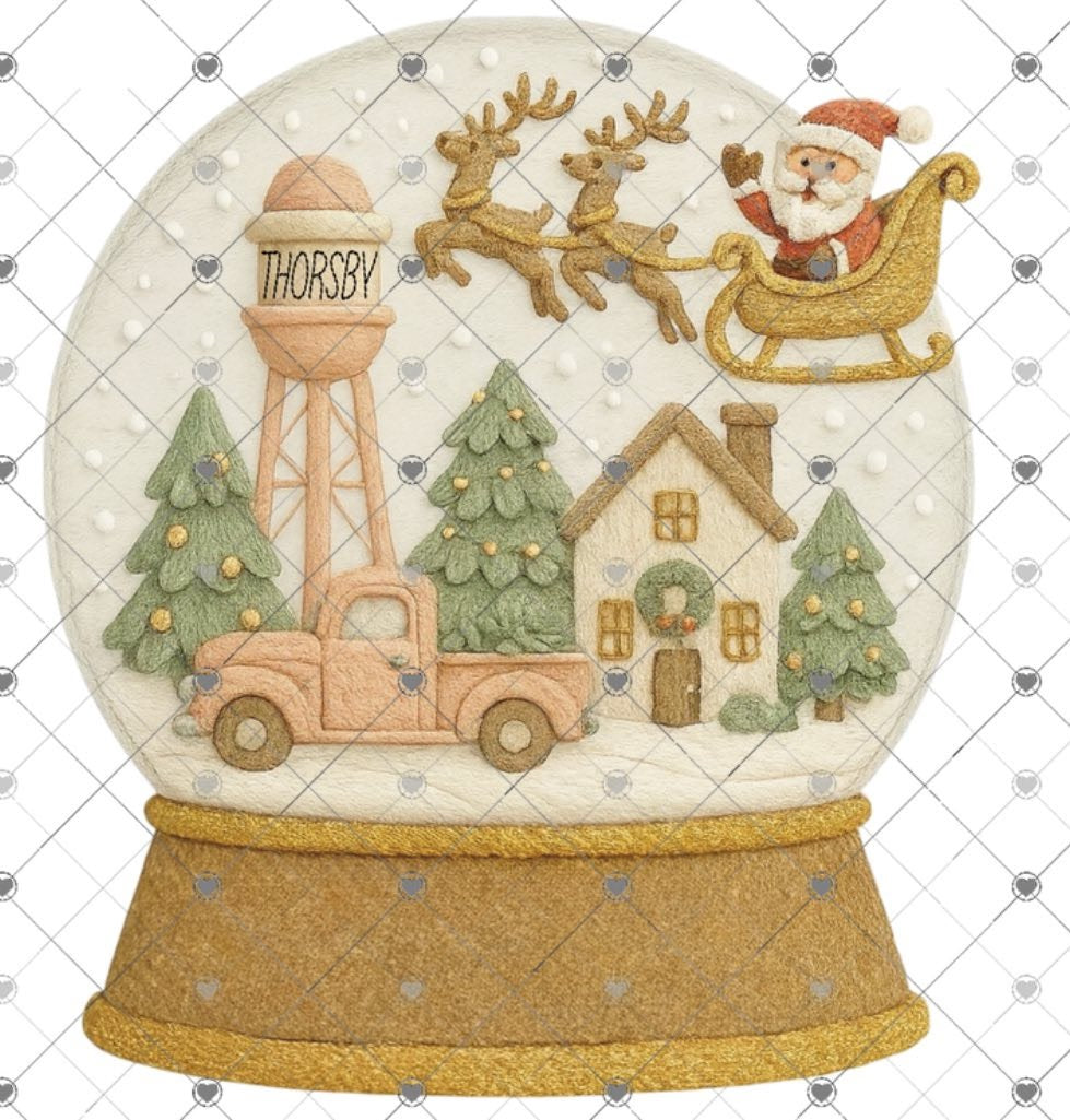 Custom Christmas Snowglobe
