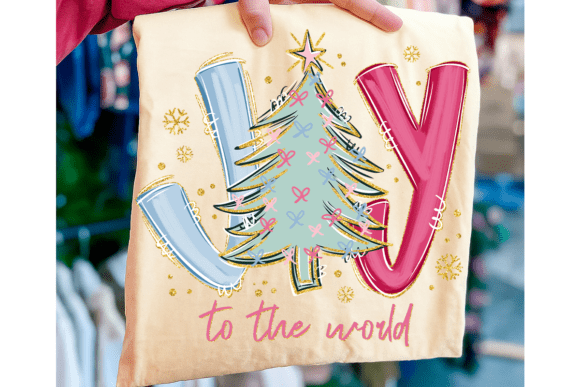 Joy to the World Pink Preppy