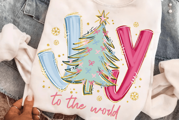 Joy to the World Pink Preppy