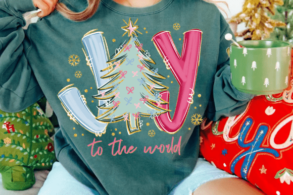 Joy to the World Pink Preppy