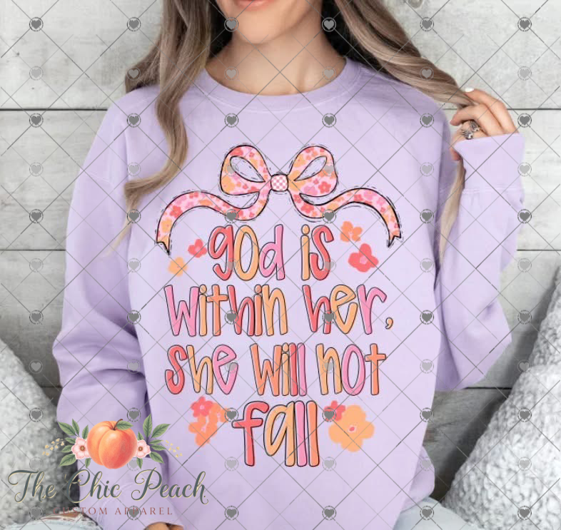 God is within her she will not fall