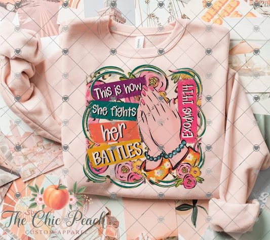 This is how she fights her battles