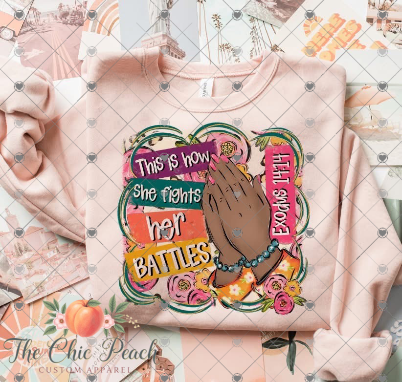 This is how she fights her battles