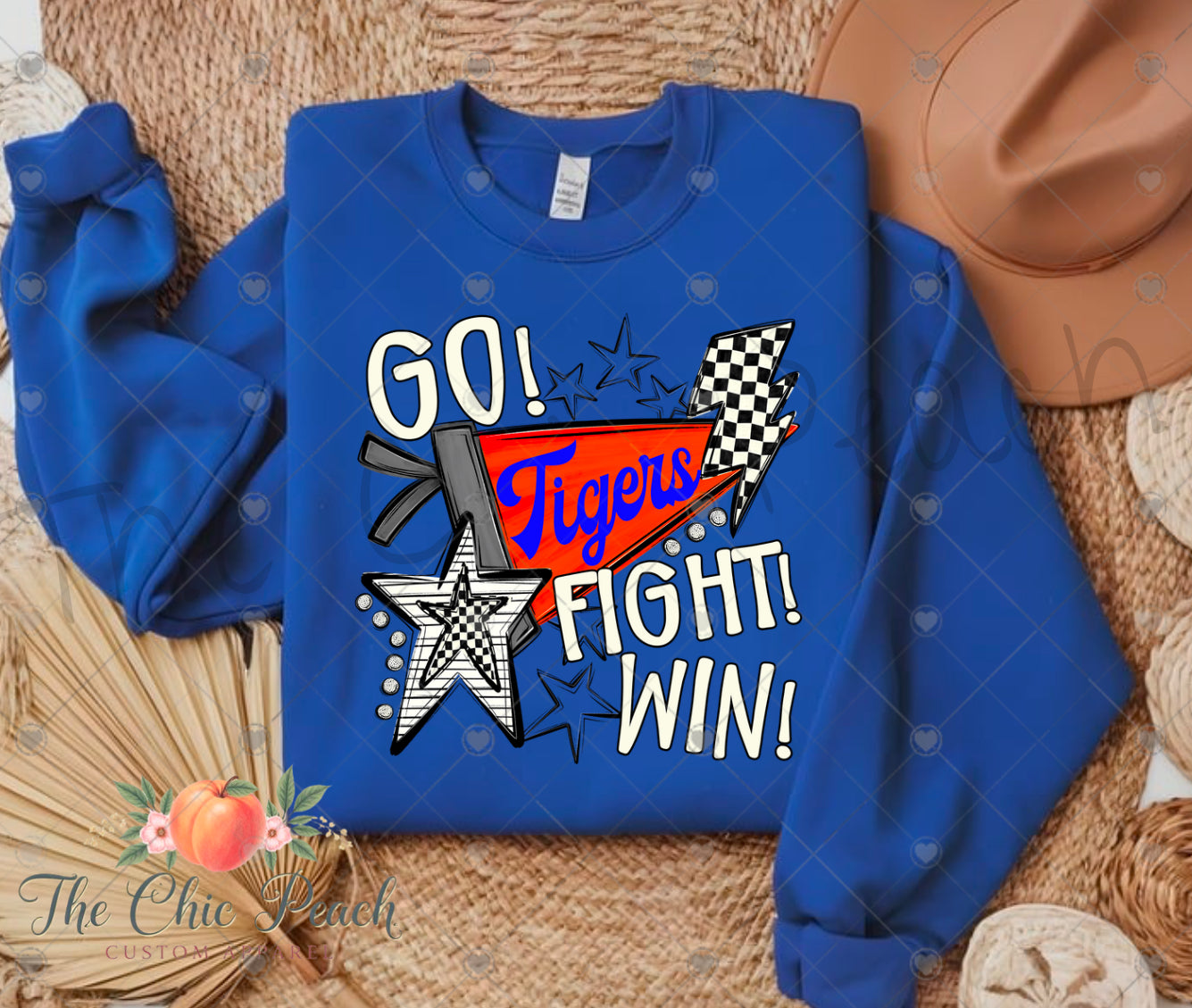 Custom Go Fight Win Spirit Tee