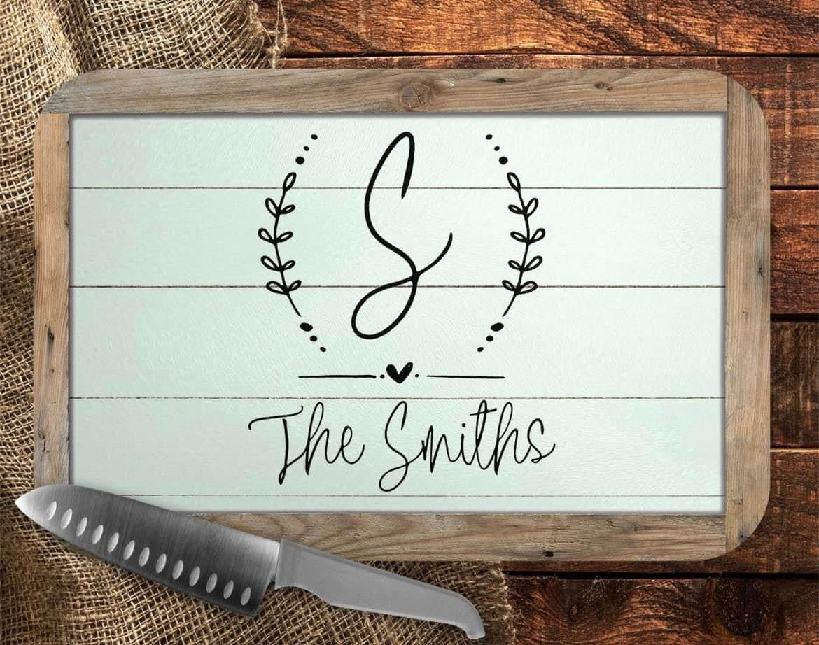 Cutting board- wooden shiplap