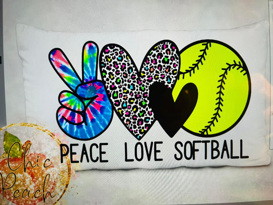 Softball pillowcase